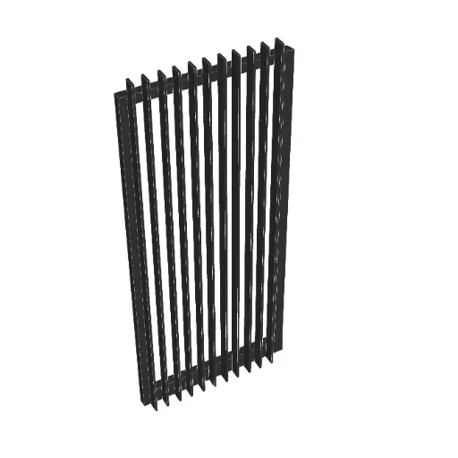 [CUSTOM-PEDESTRIAN-VERT-BLADE] Custom Vertical Blade Pedestrian Gate (Aluminium)