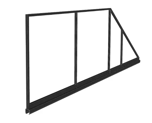 [CUSTOM-PANELONLY-CANTILEVER-FRAME-STEEL] Custom CANTILEVER Sliding Gate Frame (Steel) Gate Panel Only