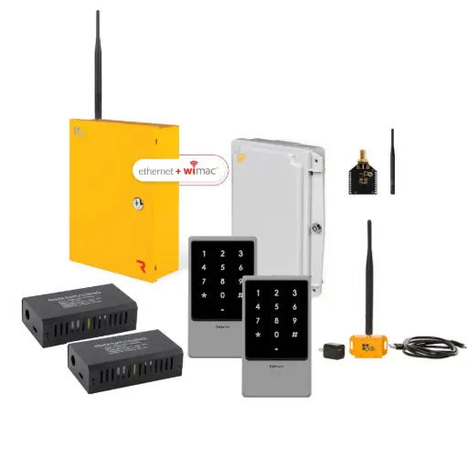 Cloud Based Commercial Grade One Door (Electric Striker) and One Automatic Gate Access Control System