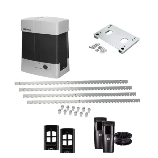 [BULL1524SE-P-CI2] Extra Heavy Duty COMMERCIAL GRADE Automatic Sliding Gate With BULL 1524 SE Electric Sliding Gate Motor Kit (1500KG/10M MAX)