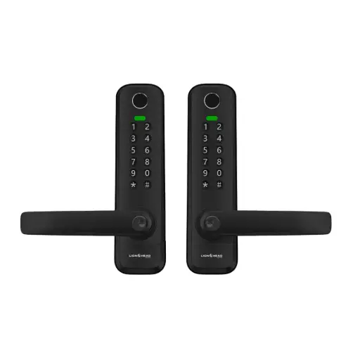 [LHL-COTTESLOE-DBL] Cottesloe Slimline Gate Lock (Double Sided Keypad Version) Digital Entrance Lock with Mobile APP (Bluetooth, Fingerprint, EM Card) IP65 Front Side Weather Resistance