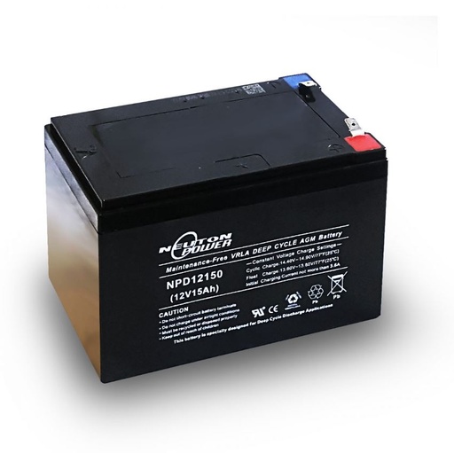 [Battery-15aH] 12V 15aH Deep Cycle Battery