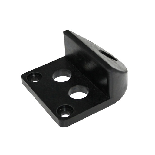 [RUB-STOP] 65mm Rubber Swing Gate Stop with Steel Base