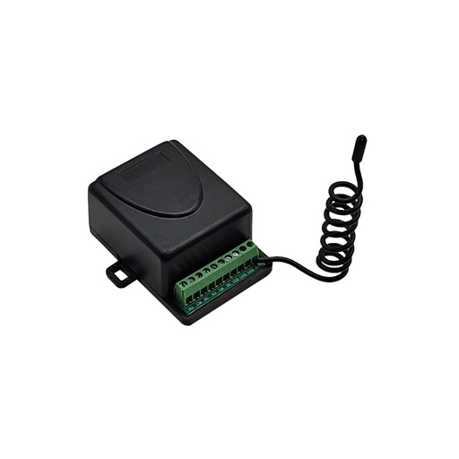 [RX-2-UNI] Latching/Momentary 433MHZ DUAL (TWO) CHANNEL Remote Control Wire In Receiver for Garage Doors, Alarm Systems, Automatic Gates, Light Control