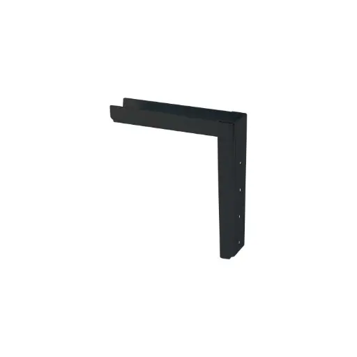 [BR-210-BLK (225)] Satin Black Sliding Gate Top Guide Bracket 210x225x50mm for M14 and M16 Rollers