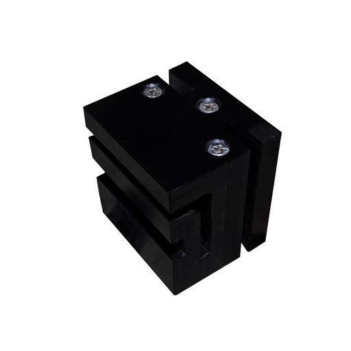 [NB-BK-SUP] Superior Black Nylon Block (Two Piece) for Sliding Gate with Angle or Z Profile