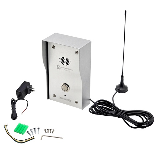 [Tekno-4V] Tekno 4V 4G VOLTE Intercom System by Sim Card works in Rural Properties and Commercial Industrial Gate intercom