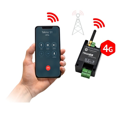 [TEKNO-S1] Tekno S1 4G VOLTE GSM Controller Sim Card Gate Controller 4G