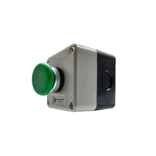 [WPB-MHEAD-WIRED] WIRED Weatherproof MUSHROOM HEAD momentary Push Button for Automatic Gates, Boom Barriers, Garage Doors, Machinery NO and NC Circuit