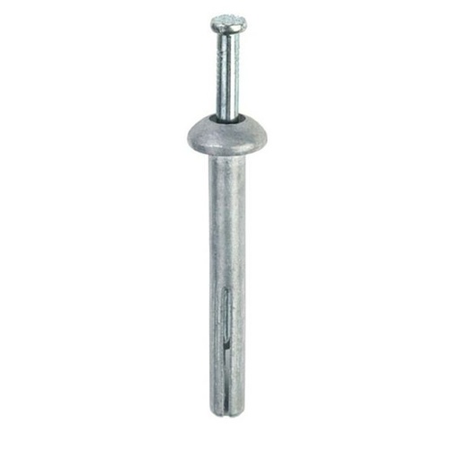 [KIN-6-38x25] 6mm X 38mm Hammer Drive Masonry Anchor Knock Ins (25 Pack)- 6.5mm Hole 