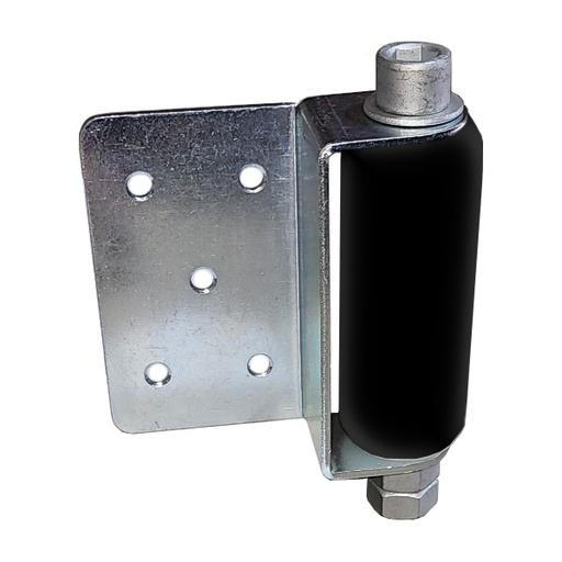 [IR-100-BK] 100mm Independent Sliding Gate Top Nylon Guide Roller (Black) M14 Through Bolt