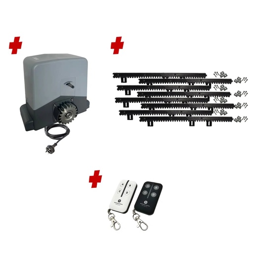 [TITAN1000-AC-BK] Titan 1000 Sliding Driveway Gate Opener Kit Electric 240V Automatic Heavy Duty POWERFUL Design BASE KIT