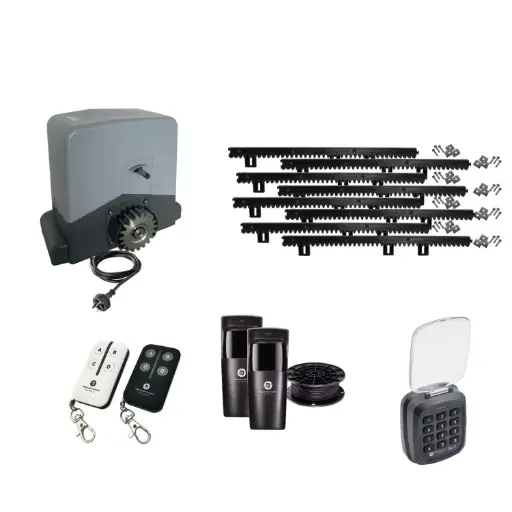 [TITAN1000-AC-AS] Titan 1000 STRONG 240V Automatic Sliding Driveway Gate Opener Kit with Keypad