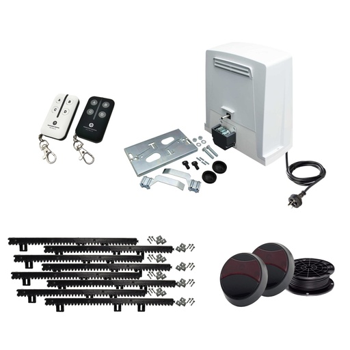[BKV1500-P-I] BKV 1500 Super Duty 36V Sliding Gate Opener 1500KG Installer and Trade Kit with Limit Switches and Encoder Made in Italy