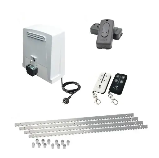 [BKV1500-P-CI-2] Super Duty COMMERCIAL GRADE Automatic Sliding Gate With BKV1500 Electric Sliding Gate Motor Kit (1500KG/20M MAX)