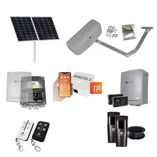 [RAPTOR-1S-SOLAR-R] Remootio RAPTOR Extra Heavy Duty ITALIAN Solar Powered Automatic Swing Driveway Gate Opener 24 Volt Kit ROBUST Heavy Duty Design