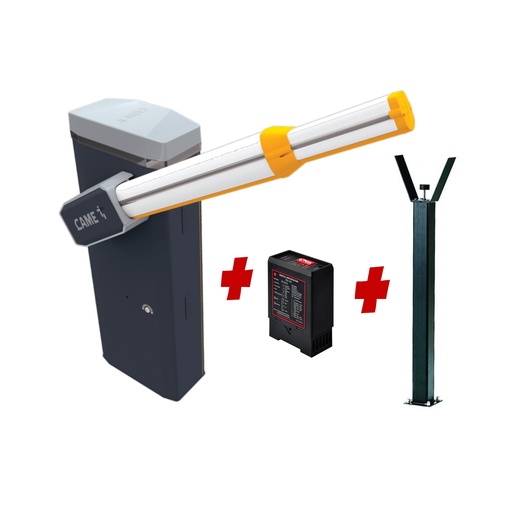 [CAME-GT8-SA-P-FE] CAME Gard 8m Electric Automatic Boom Barrier Gate High Duty Cycle Suitable for Parking Depot Yards Caravan Park offices with Loop Detector