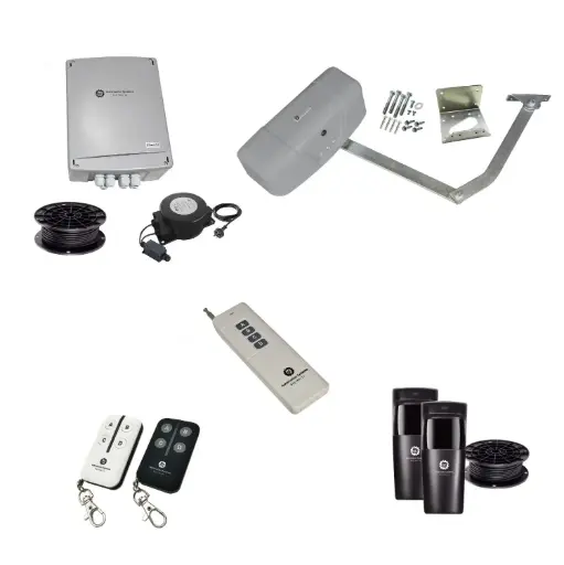 [RAPTOR-1S-E-FG1] RAPTOR Extra Heavy Duty ITALIAN Low Voltage Farm Gate 24V Automatic Rural Swing Driveway Gate Opener 24 Volt Kit ROBUST Heavy Duty Design