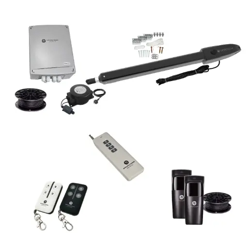 [ORION-LS-1S-E-FG1] Orion LS Low Voltage Farm Gate 24V Automatic Rural Swing Driveway Gate Opener 24 Volt Kit ROBUST Heavy Duty Design
