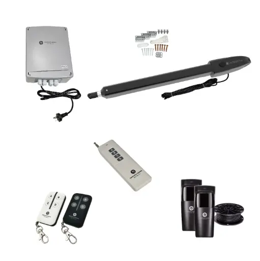 [ORION-LS-1S-P-FG1] Orion LS Electric Farm Gate 24V Automatic Rural Swing Driveway Gate Opener 24 Volt Kit ROBUST Heavy Duty Design 