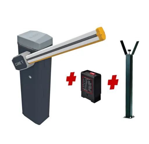 [CAME-GT6-SA-P-FE] CAME Gard 6m Electric Automatic Boom Barrier Gate High Duty Cycle Suitable for Parking Depot Yards Caravan Park offices with Loop Detector