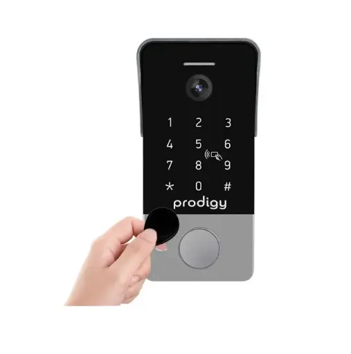 [HD2-DS-KP] 2 Wire Intercom Outdoor Station Wide Angle 148 Degrees with Built in Keypad and RFID Reader (HD2 Series)