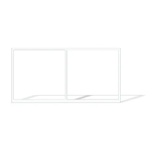 [FRAME18-4170WH] 4170mm x 1800mm Cladding Driveway Gate Frame (Internal/External Cladding) (Pearl Gloss White Powder Coat)