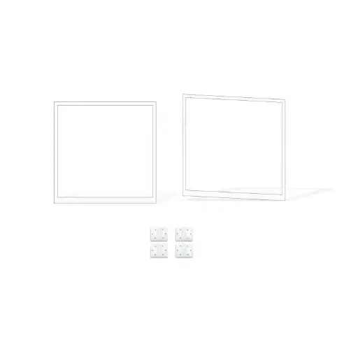 [FRAME12-1485WH-EXTCLAD x2+HINGES] 3000mm Double Swing Driveway Gates Opening (1200mm H) 3.0×1.2m Cladding Gate Frames (External Cladding) (Pearl Gloss White Powder Coat) 