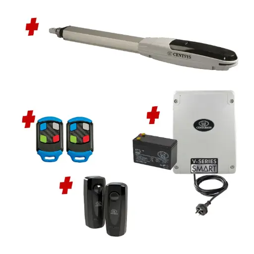 [V500-1S-P-I] Centsys V500 Smart (240V) Single Swing Gate System Installer and Trade Kit