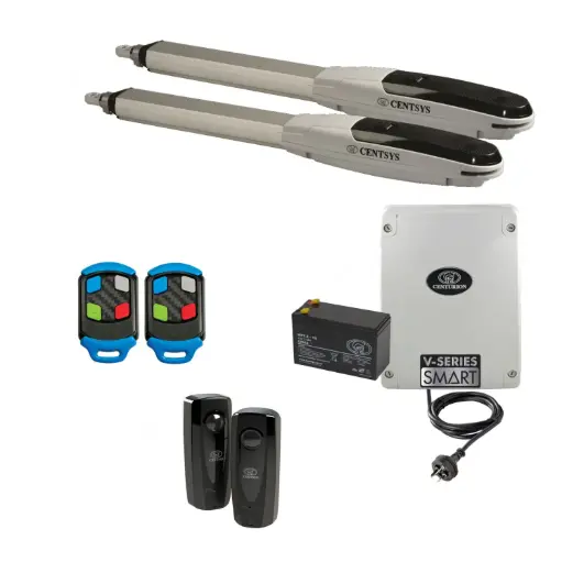 [V500-2d-P-I] Centsys V500 Smart (240V) Double Swing Gate System Installer and Trade Kit