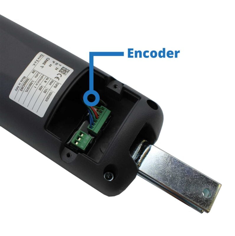 24v encoder motor with intelligent operation of parameters