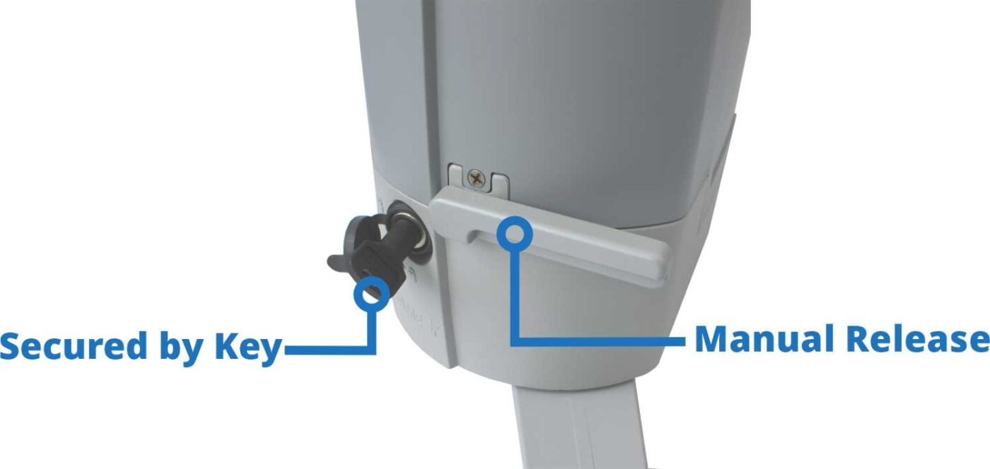 manual release in case of power outage for automatic gates