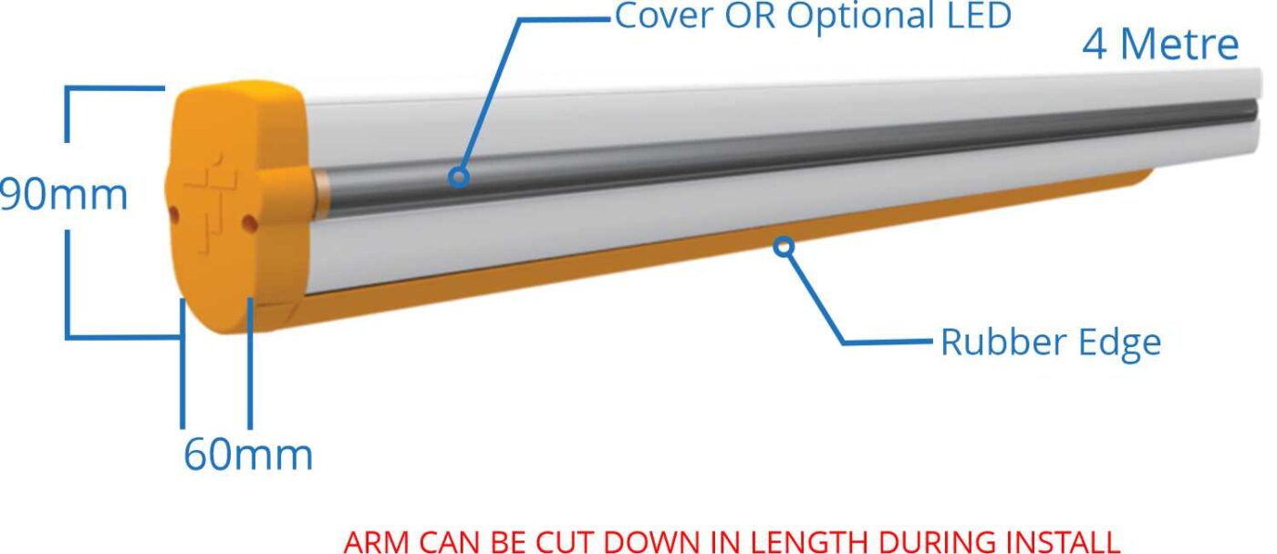 4m boom gate arm