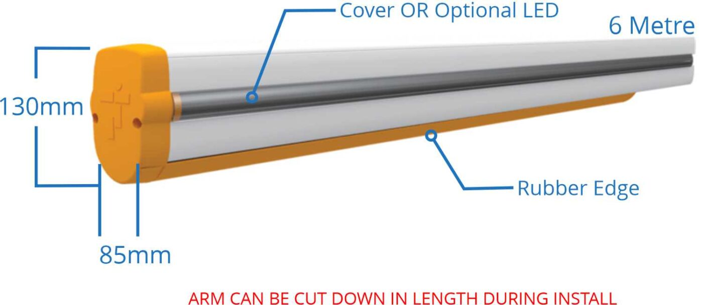 6m boom gate arm