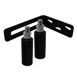 upper guide rollers for sliding gate black bracket