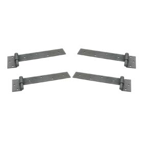 300mm Left and Right Side Ball Bearing Strap Hinges Galvanized Steel Top and Bottom