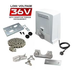 BKV 2000 KG Chain Drive Super Duty 36V Low Voltage Sliding Gate Motor with Limit Switches and Encoder (Internal Transformer)