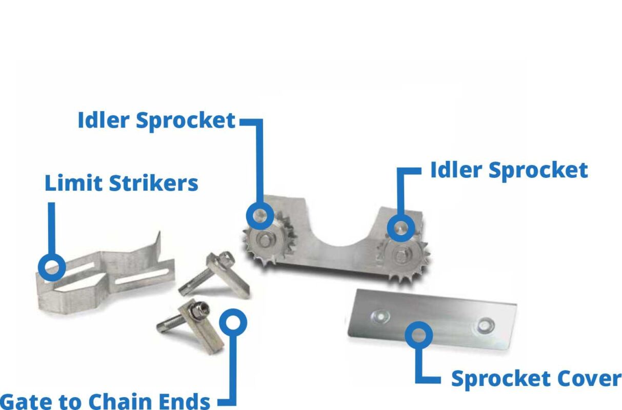 chain system for 36v sliding gate