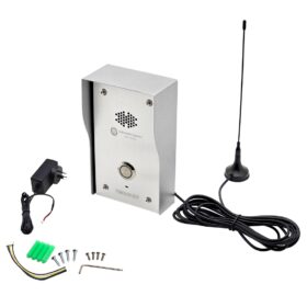 Tekno 4 4G 3G LTE Intercom System  by Sim Card works in Rural Properties and Commercial Industrial Gate intercom
