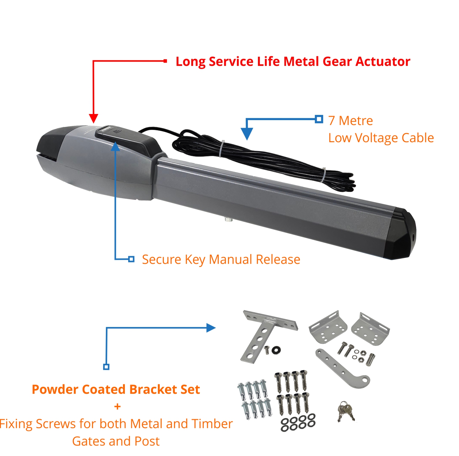 Automatic heavy duty electric and solar gate for driveways