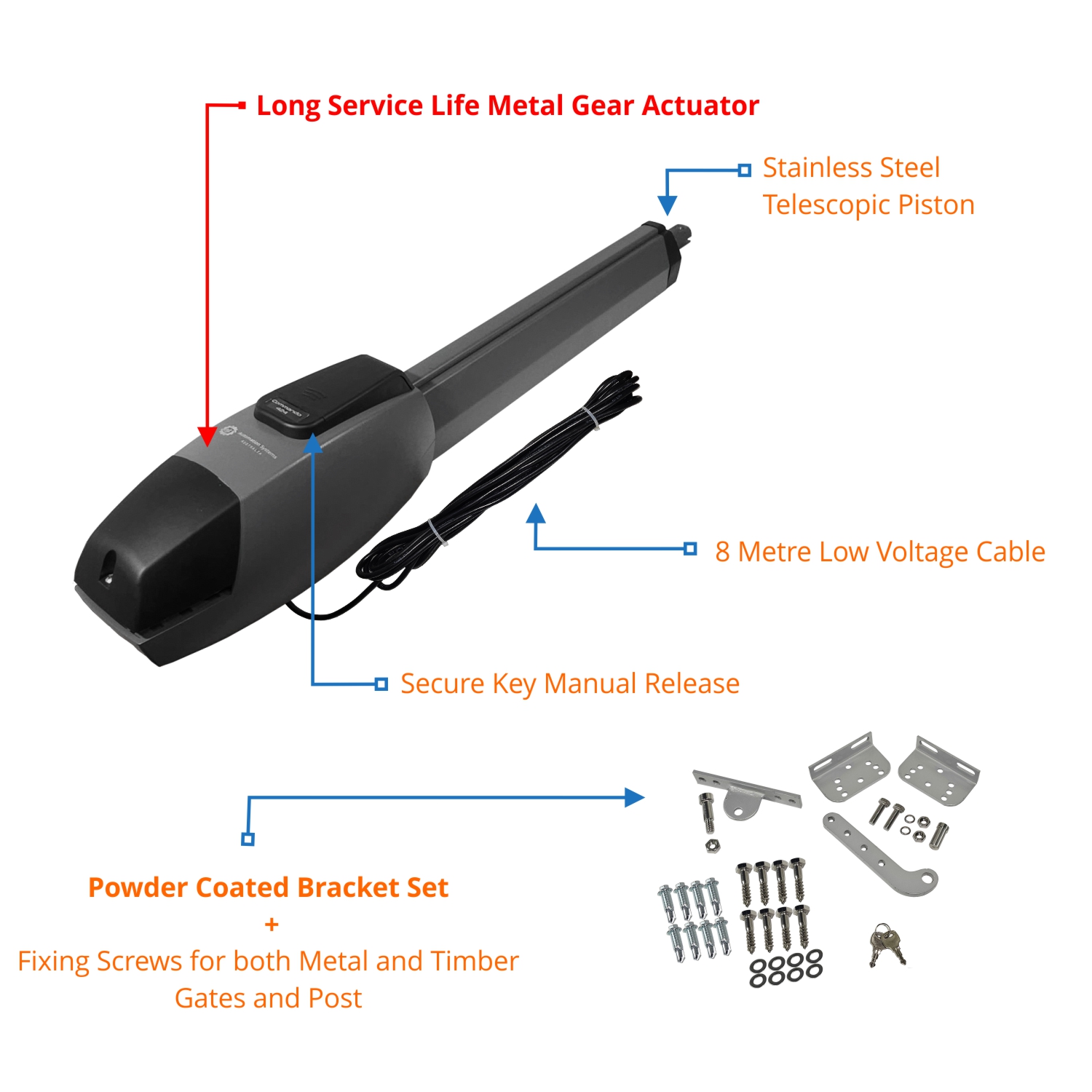 Automatic heavy duty electric and solar gate for driveways