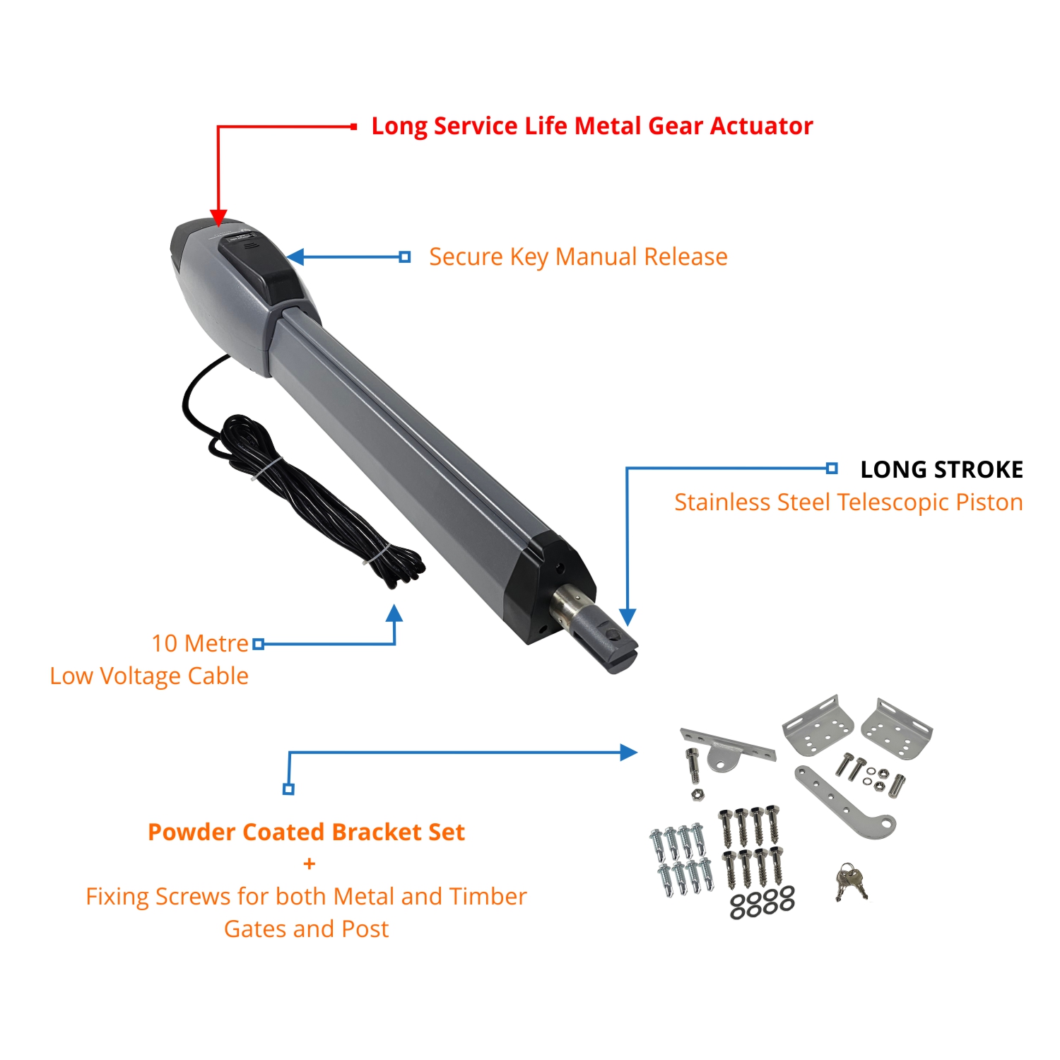 Automatic heavy duty electric and solar gate for driveways