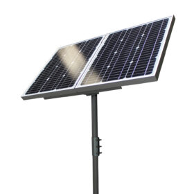 24V 60W Solar Panel and Heavy Duty Mounting System For Walls and Fences