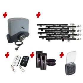 Titan 1000 DIY STRONG 240V Automatic Sliding Driveway Gate Opener Kit with Keypads