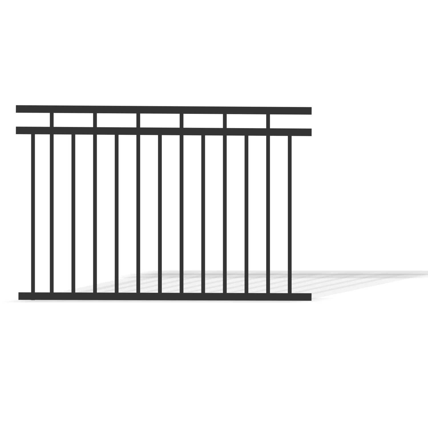 Fence Panel With flat top design