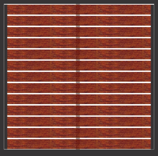Internal cladding gate