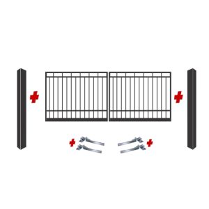 Double Swing Gate Packages (The Works - No Automation)