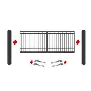 Double Swing Gate Packages (The Works - No Automation)