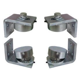 Pair of Universal 800KG Left and Right Heavy Duty Adjustable 70mm Diameter Weld On Bearing Hinge for Swing Gate (65-80mm)