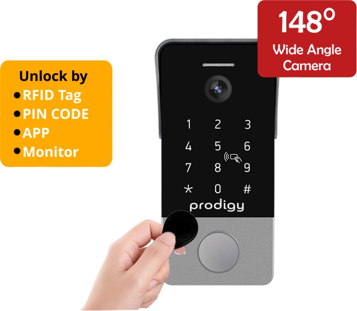 keypad access control pin code intercom